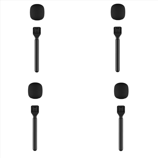 4X Adaptador de Mano para MicróFono de Entrevista para Wireless Go/GoII/ Mic//Transmisor InaláMbrico, Adaptador de Mano