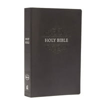 NKJV, Holy Bible, Soft Touch Edition, Imitation Leather, Black, Comfort Print (Hardcover)