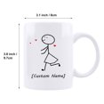 thumbnail image 7 of KAAYEE His Heart and Hers Run in Both Directions Matching Couple Mugs Set for Anniversary Wedding Gifts,Cooffee Cups for Couples,Him and Her,Valentines,Birthday,Engagement,12oz,White, 7 of 7