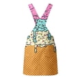 thumbnail image 5 of WERYOUNG Kids Girls Sleeveless Dresses Ice Printed Overalls Dress With Pocket Casual Suspender Dress Comfortable Sundresses 12-13 Years, 5 of 7
