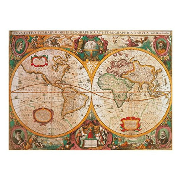 Old Map 1000 Piece Jigsaw Puzzle - Walmart.com - Walmart.com