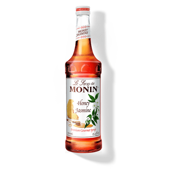 Monin Honey Jasmine flavoring syrup 750 ml Glass Bottle