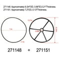 thumbnail image 2 of Gasket Kit Including 5 Spoke Design Fits Various For Pentair HiFlow Models, 2 of 5