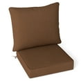 thumbnail image 1 of Gymax Deep Seat Chair Cushion Pads Set Indoor/Outdoor w/ Rope Belts Brown, 1 of 9