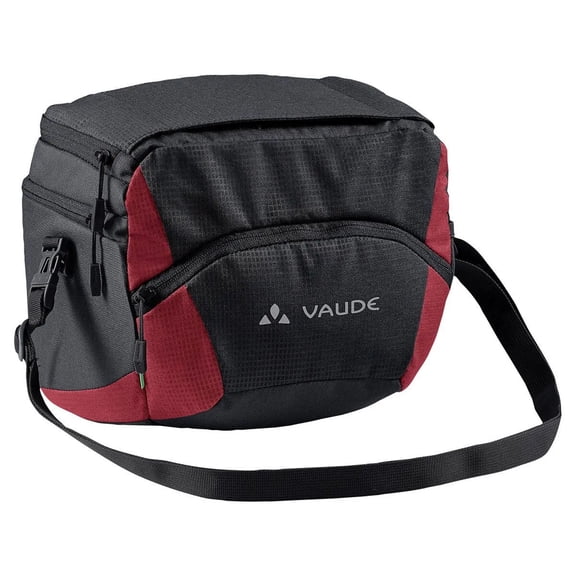 Vaude OnTour Box L (KLICKfix ready) handlebar bag- Black/Carmine