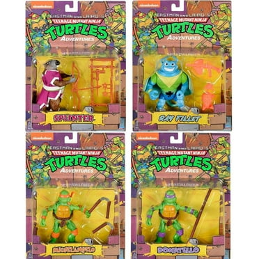 PlayMates Teenage Mutant Ninja Turtles: Classic Adventure Heroes Collection Series 2 Toys -  Exclusive