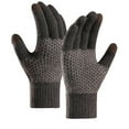 thumbnail image 2 of Baqcunre Clearance! Warm Gloves, Winter Men And Women Keep Warm Touching Screen Knit Gloves Elastic Cuff Soft Full Finger Gloves Mitten, Knitted Gloves, Heating Gloves, 2 of 7