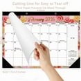 thumbnail image 3 of 18-Month Wall Calendar 2026-2027 January 2026 to June 2027 Extra Large 22" Desk Calendar with Watercolor Art Thick Ink-Proof Paper and Marked Holidays for Home Office Planning(1PCS) JASKFLY, 3 of 7