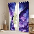 thumbnail image 3 of Erosebridal Western Dragon Kids Black Out Curtains, Purple Galaxy Cloud Curtains Pack of 2 (42x63 Each), 3 of 6