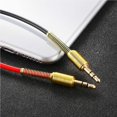 thumbnail image 3 of Kenally Cable de audio auxiliar para automóvil Conector de 3,5 mm a HIFI Cable de audio estéreo universal con ángulo de 90 grados Paneles de instrumentos para automóviles No.2 Kenally VI008652-02, 3 of 6