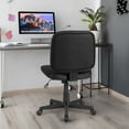 thumbnail image 4 of Costway Mesh Ordinateur Chaise Bas de Dos Réglable Chaise de Travail Sans Bras Meubles de Bureau à Domicile, 4 of 10