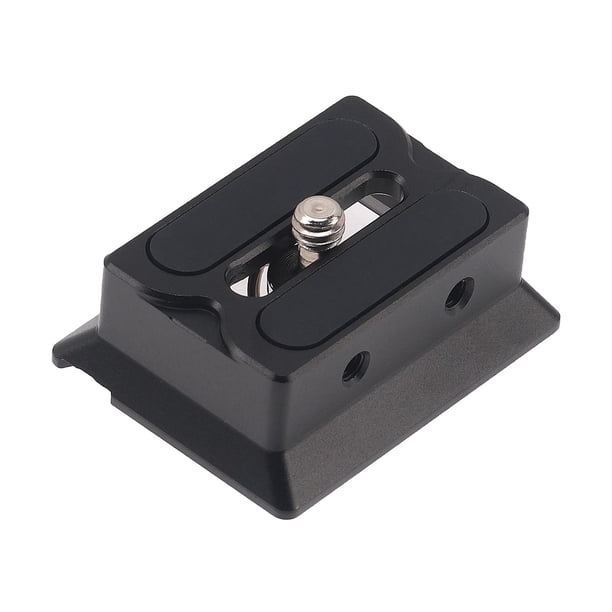 Adaptador de placa de liberación rápida, soporte de montaje de trípode de rosca de tornillo de 1/4 ", abrazadera de , adaptador de abrazadera perfke Abrazadera de placa de liberación rápida