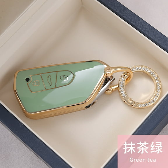 Car Key Case Cover Key Chain for Volkswagen Golf 8 Tuang X MK8 GTI MK8 ID 4 ID 6 ID 3 TALAGON TERAMONT Key Ring Car Accessories