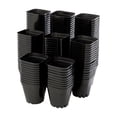 thumbnail image 2 of Zorion 100 Pcs Pot de Bonsaï Pot de Plante Carré avec Trous de Drainage Style de Culture Réutilisable B, 2 of 9