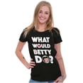 thumbnail image 4 of Cute Retro Betty Boop Cartoon WWBD Women's T Shirt Ladies Tee Brisco Brands S, 4 of 5