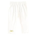 thumbnail image 2 of DJDLJWCJ Baby Girls Wide Leg Joggers Pants Elastic Waist Breathable Ribbed Casual Pants Solid Color Stretch Soft Pants White Size 12-18M, 2 of 10
