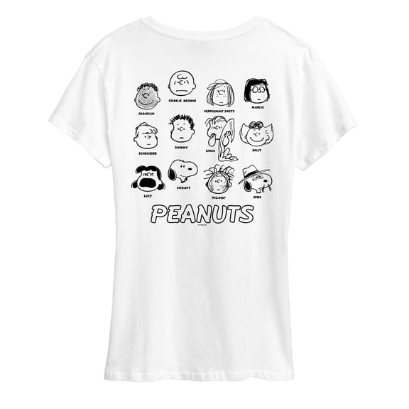 Peanuts - Faces - Women's Short Sleeve Graphic T-Shirt