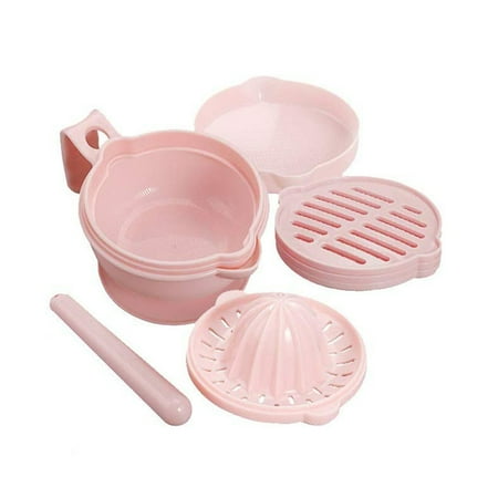

Ieegkit Supplement Grinder Manual Food Grinding Bowl Food Supplement Fruit Puree Vegetable Cooking Machine Supplement
