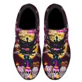 thumbnail image 2 of In October We Wear Pink Skull Shoes Sneakers for Women Men Black Size 5, 2 of 7