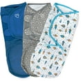 SwaddleMe Original Swaddle, 3Pack, Superstar, Large