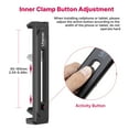 thumbnail image 2 of Ulanzi Soporte Ulanzi U-PAD II para móviles y tabletas, con montura fría y agarre seguro, ideal para vlogs y transmisiones en vivo, color negro y material plástico., 2 of 6