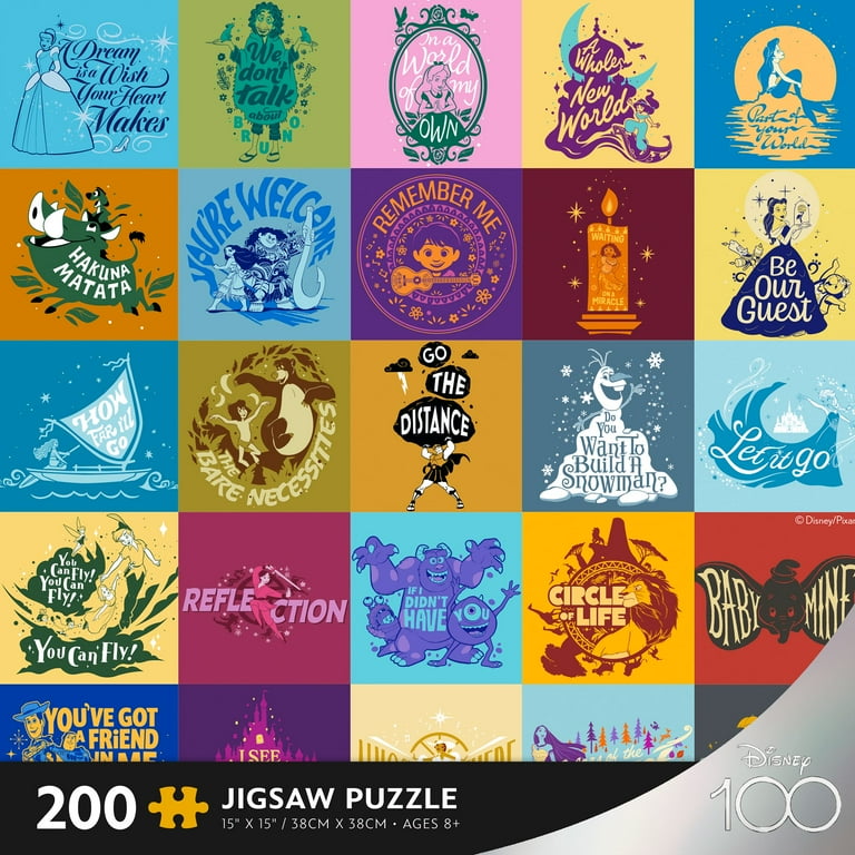 Ceaco 200 D100 Song Titles Jigsaw Puzzle - Disney Inspired