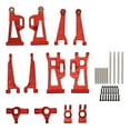 thumbnail image 2 of Aluminum Alloy RC Upgrade Accessories Include RC Front Rear Upper Lower Swing Arms Steering Cup Rear Axle Mount for MJX 14210 14209 1/14 RC Car, 2 of 8