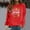 Red, variant on Jesus Shirt Women Fall for Jesus He Never Leaves Printed Sweatshirt Tee Tunic Tops Fall Sweatshirt