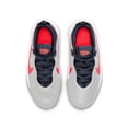 thumbnail image 4 of Nike Team Hustle D 10 CW6735-006 Kids Gray Red Basketball Sneaker Shoes PAW12 (5.5Y), 4 of 6
