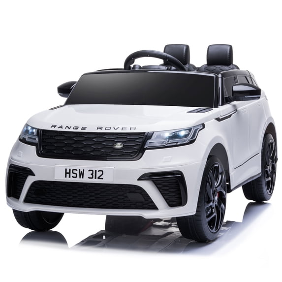 Veryke Ride On Toy w/2.4G RC, LED, Music for Boys Girls, 12V Licensed Land Rover VELAR Vehicle