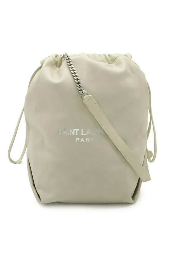 Pre-Owned Yves Saint Laurent SAINT LAURENT PARIS YSL TEDDY POCHON Teddy Shoulder Bag in Ivory...