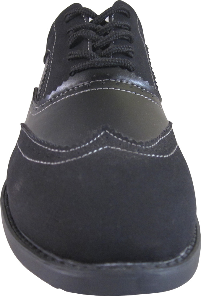 Rocus Eddie Men's Black Wingtip Oxford Dress Shoes Male Adult 8.5M - image 4 of 6