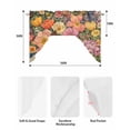 thumbnail image 5 of Pink Spring Floral Swag Valances for Windows, Small Curtains Drapes, Tulip Pastoral Flowers Watercolor Kitchen Window Curtains Over Sink Window Treatment Valance for Bedroom/Bathroom 56"x36", 5 of 5