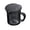 Black, variant on 70ml Mini Glass Measuring Cup with handle Shot Glass Espresso Jugs Measure Cup Glass Round Graduated Beaker Measuring Cup for Bar Party Wine Cocktail Drink Shaker Milk Coffee small