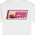 thumbnail image 3 of Disney Cars - Lightning McQueen Speed Shop - Men's Short Sleeve Graphic T-Shirt, 3 of 5