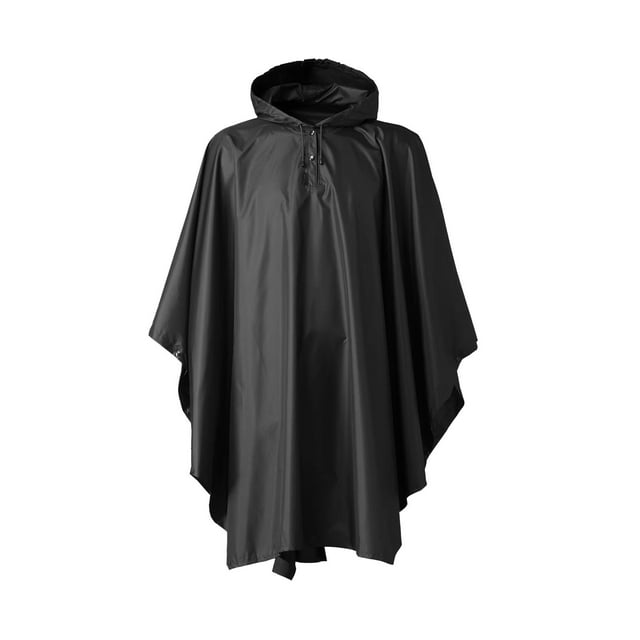 Square Neck Tops For Women Ndbuld Rainproof Jacket For Women Waterproof And Lightweight Zipper Jacket Quarter Sleeve Hooded Jacket Raincoat Jacket With Pockets Clearance Under 10,Black,M