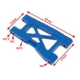 thumbnail image 4 of Pieza de ajuste OP de aluminio RC, pieza de actualización de metal para: coche RC Monster Truck 18, Brazo trasero delantero, 4 of 9
