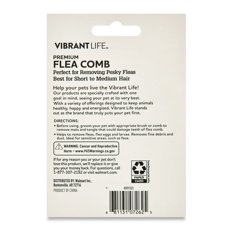 Flea comb for cats walmart hotsell