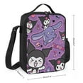 thumbnail image 2 of Kuromi And My Melody Lunch Bag, Insulated Lunch Bag for Women Men Lunch Box Container Bag Reusable Lunch Tote Bag for Office, Work, Beach, Travel, Picnic, 2 of 7