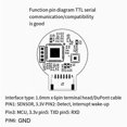 thumbnail image 2 of ZW0919 Semiconductor Fingerprint Identification Module ZW0919 Capacitive Touch Fingerprint Door Lock Capture Sensor, 2 of 5