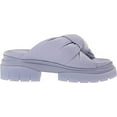 thumbnail image 6 of Ash Shilo Young Purple Knotted Slip On Open Lug Sole Slide Mule Platform Sandals (Young, 9), 6 of 6