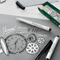 thumbnail image 2 of Bolígrafo Faber-Castell FC167151 PITT Artist, color blanco y negro (paquete de 4), 2 of 8