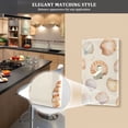 thumbnail image 5 of Yayeee Blank Wall Plate Cover 1-Gang 4.5"x2.7" Home Unused Decorative Outlet, Beige Seashell, 5 of 7