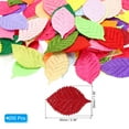 thumbnail image 2 of Uxcell Colorful Artificial Leaves, 200 Pack Fake Leaves Fabric Faux Leaf for DIY Home Wedding, Style 1, 2 of 7