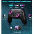 thumbnail image 2 of Control inalámbrico Bluetooth LED NealGamefy para Switch Pro, 2 of 7