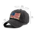 thumbnail image 4 of USA American Flag Baseball Cap Unisex Patriotic Distressed Flag Hat Independence Day, 4 of 4