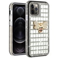 thumbnail image 2 of For iPhone SE 3 (2022) SE/8/7 Trendy Fashion Design Hybrid Case Cover - Bee on Silver, 2 of 3