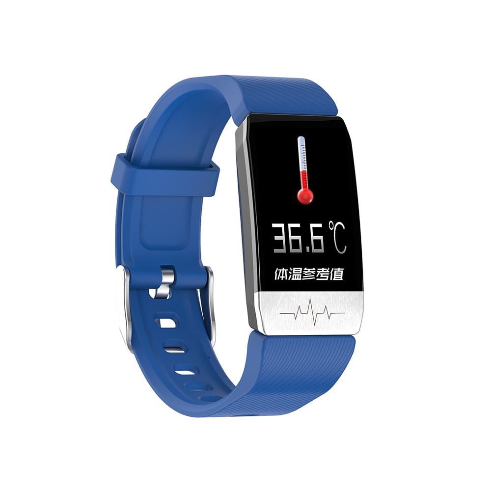 Amdohai Smart Bracelet Thermometer Body Temperature Measurement Health Sleep Monitor Blood Pressure Heart Rate Smart Band Watch Waterproof Fitness Tracker Walmart