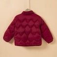thumbnail image 5 of KyCheLot Winter Jacket for Girls Button Lapel Neck Long Sleeve Jackets Comfy Thermal Windproof Outerwear, 5 of 9