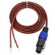 thumbnail image 2 of 2X Cable de Altavoz Speakon Cable Desnudo de Extremo Abierto, Cable de Conexión de Amplificador de Cable de Audio de Speakon Una Altavoz para DJ / PA, 2 of 5
